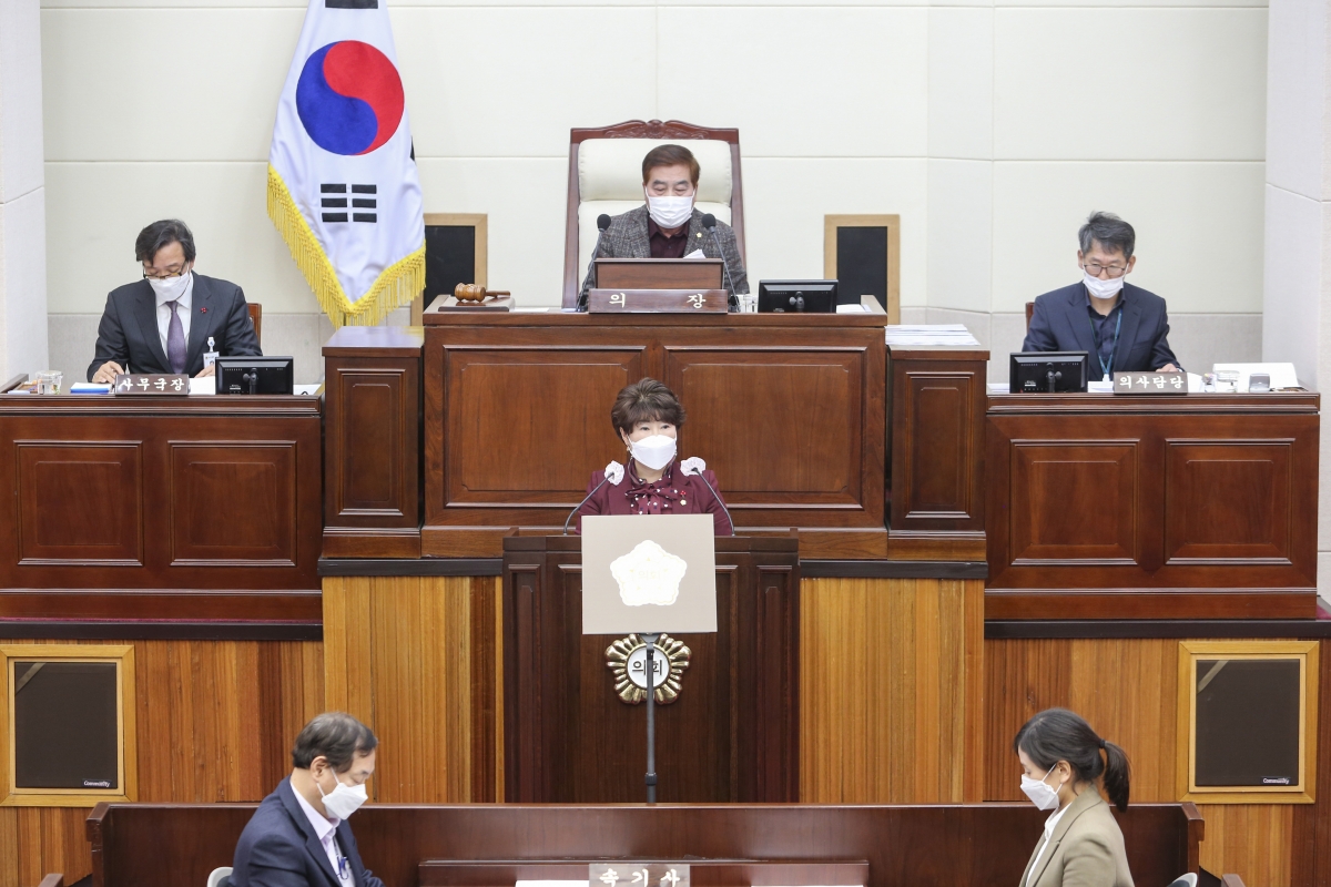 20201214-009[AP7U4807-제245회 제2차 정례회 제2차 본회의시 장미경 의원 5분자유발언.JPG