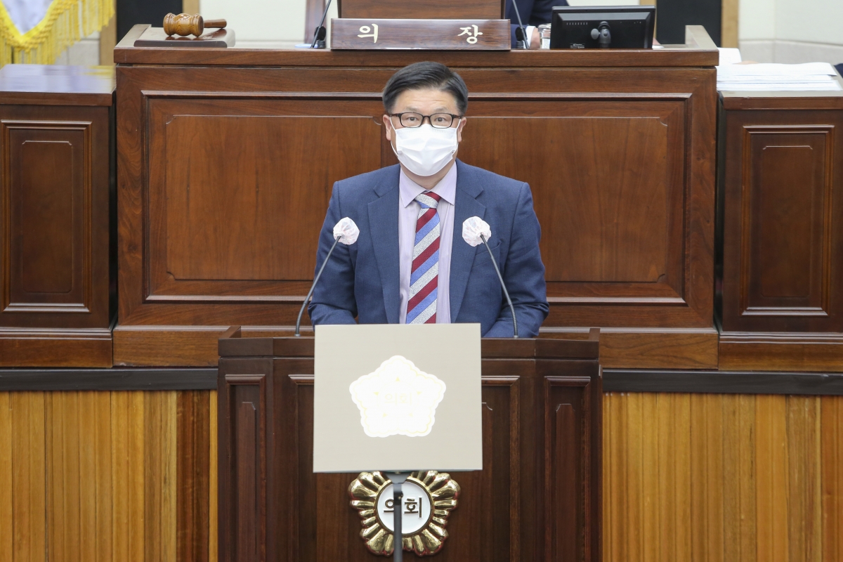 20210408-006[AP7U9625-제248회 임시회 제1차 본회의시 김낙관 의원 5분 자유발언.jpg