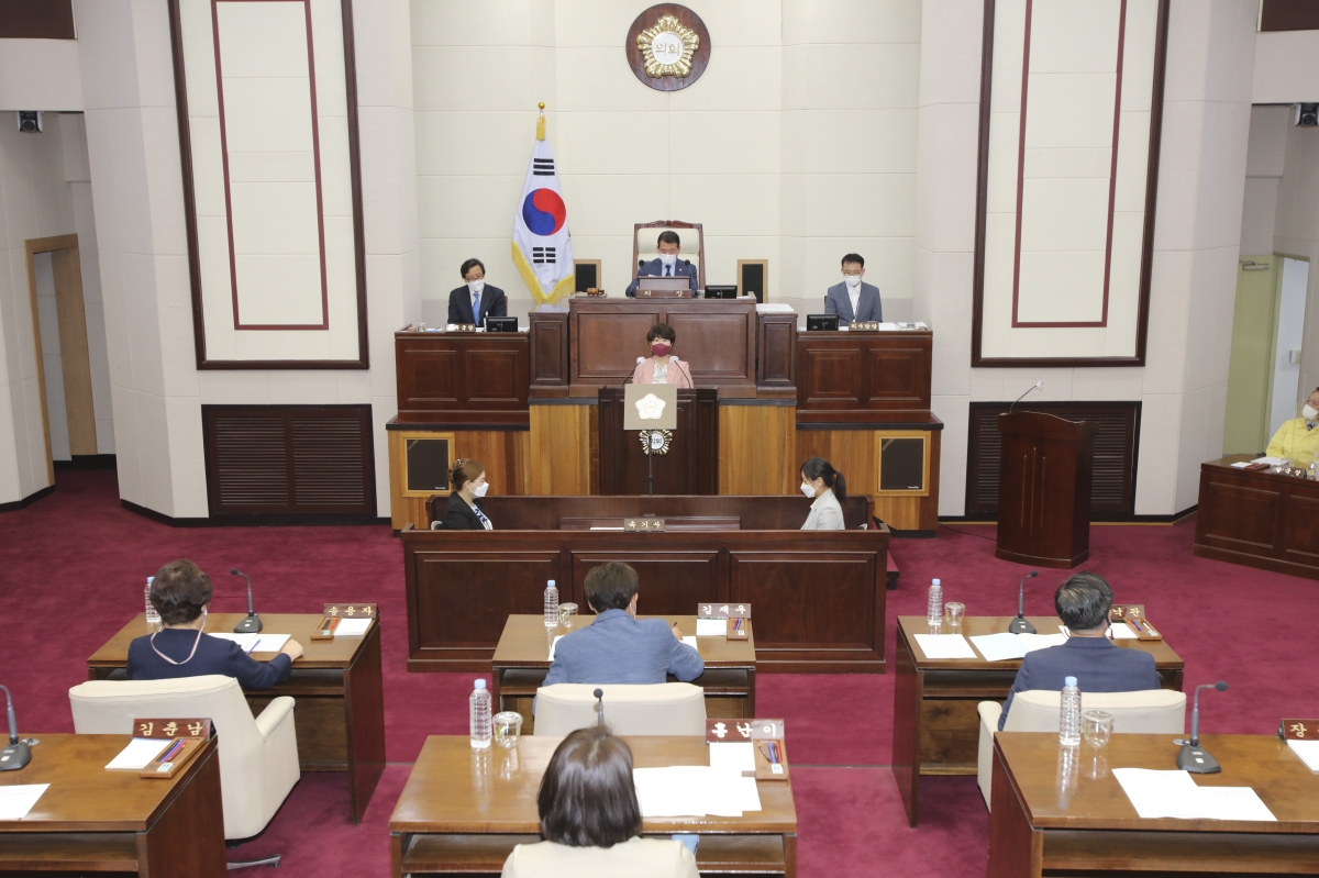 20210512-004[IMG_8725-제249회 임시회 제2차 본회의시 장미경 의원 5분 자유발언.jpg