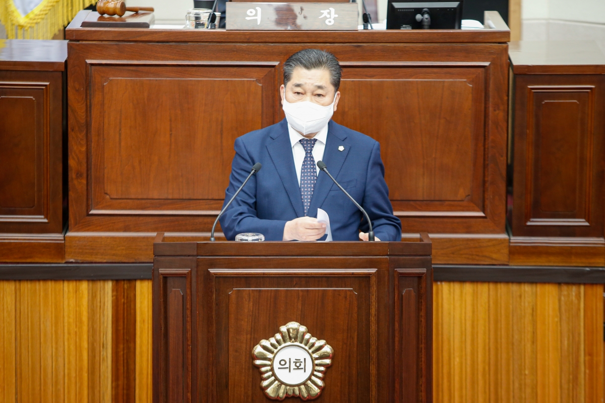 20220923-007[_P7U3364-제261회 제1차 정례회 제2차 본회의시 박세채 의원 시정질문.JPG