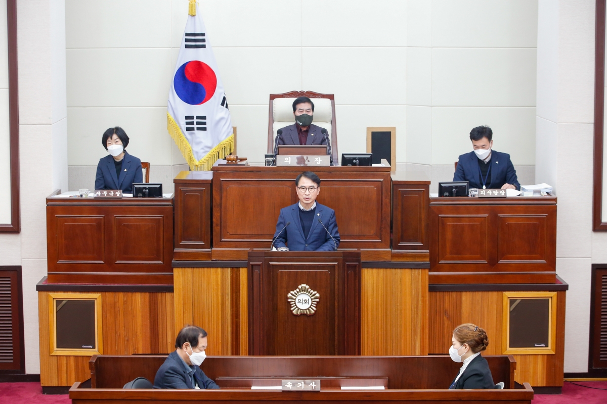 20221125-018[_P7U2691-제263회 구미시의회 제2차 정례회 제1차 본회의시 이상호 의원 5분 자유발언.JPG