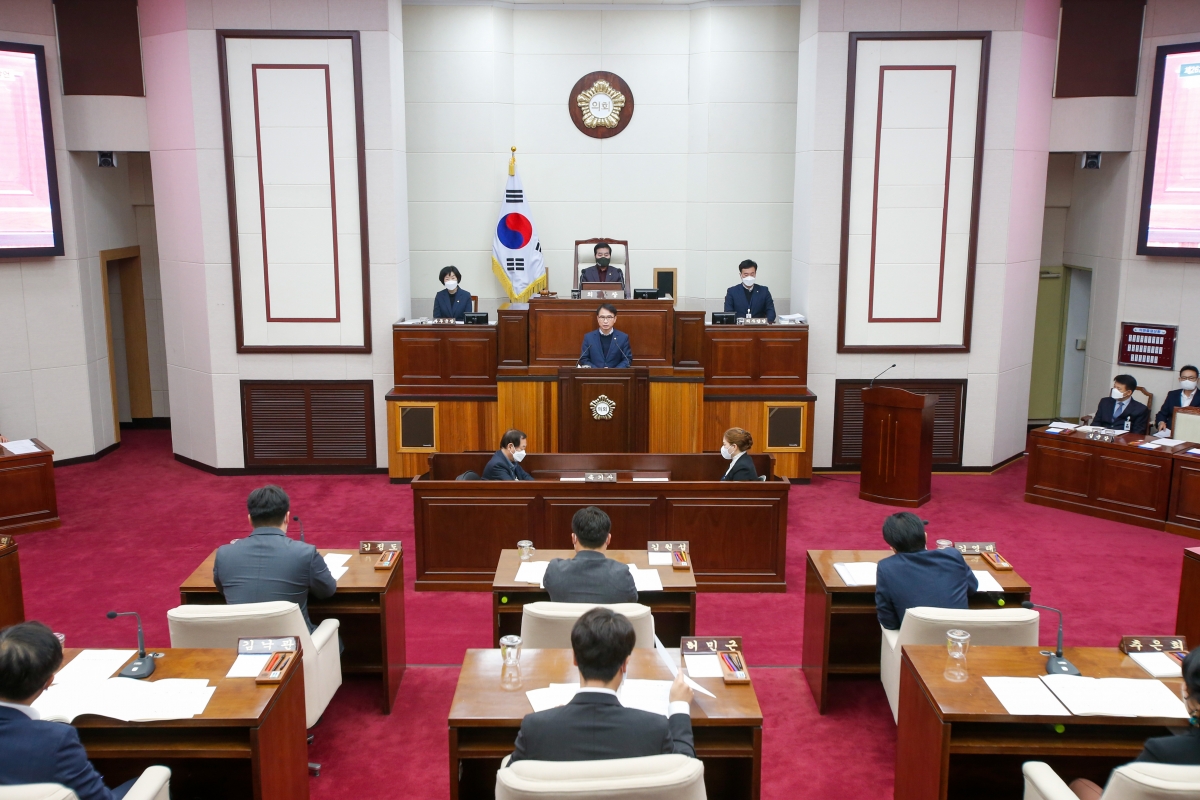 20221125-019[_P7U2694-제263회 구미시의회 제2차 정례회 제1차 본회의시 이상호 의원 5분 자유발언.JPG