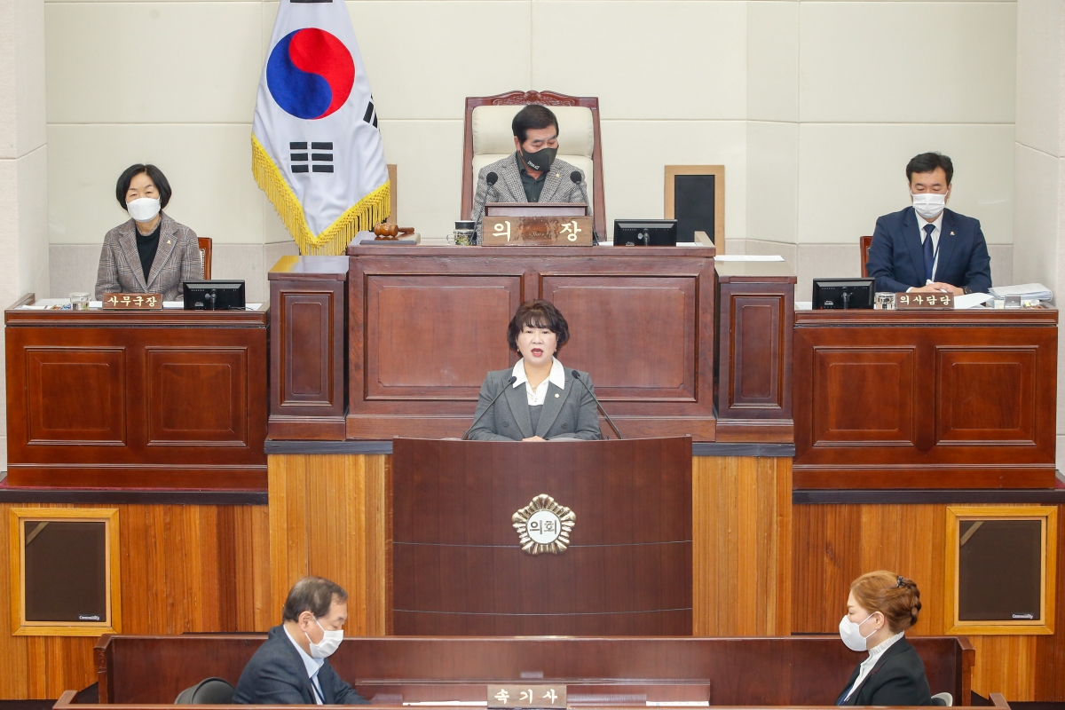 20230110-009[_P7U8600-제264회 임시회 제1차 본회의시 장미경 의원 5분 자유발언.JPG