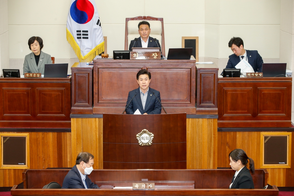 20230316-008[_P7U5143-제265회 임시회 제2차 본희의시 강승수 의원 5분 자유발언.JPG