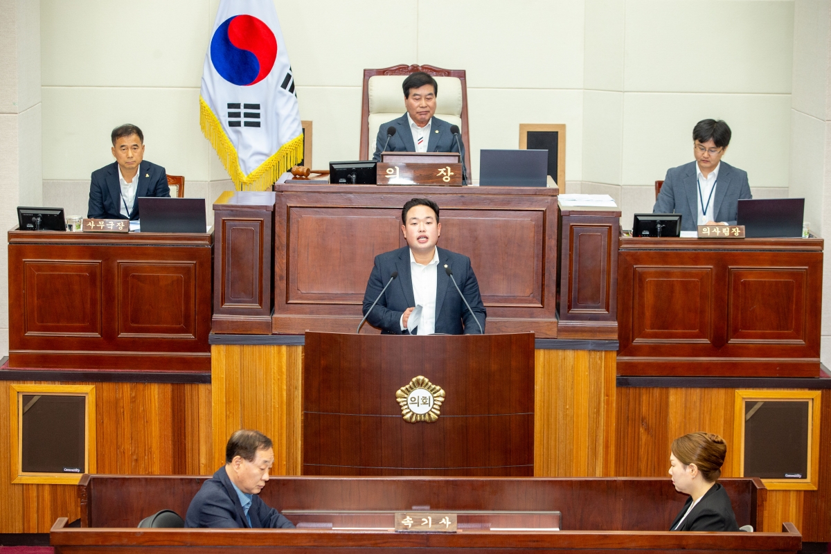 20240415-008[_P7U5947-제275회 임시회 제1차 본회의시 정지원 의원 5분 자유발언.jpg