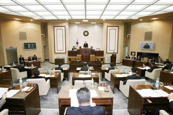 제121회 정례회 개회식