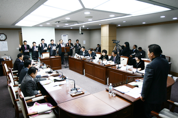 제148회 정례회시 산업건설위원회 활동