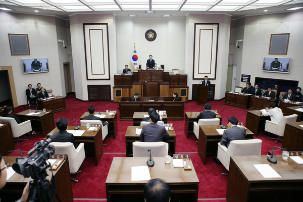 제156회 임시회 개회식