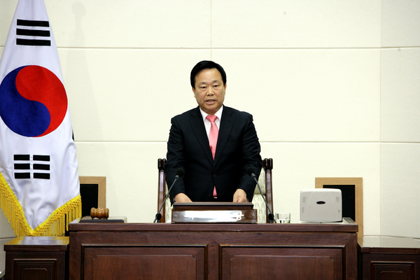 제166회 정례회 개회식