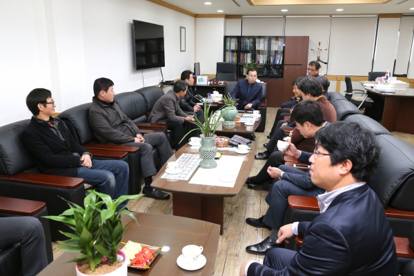 구미회 회장단 일행 의회 방문