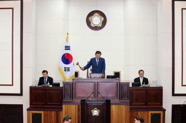제202회 임시회 제1차 본회의 활동