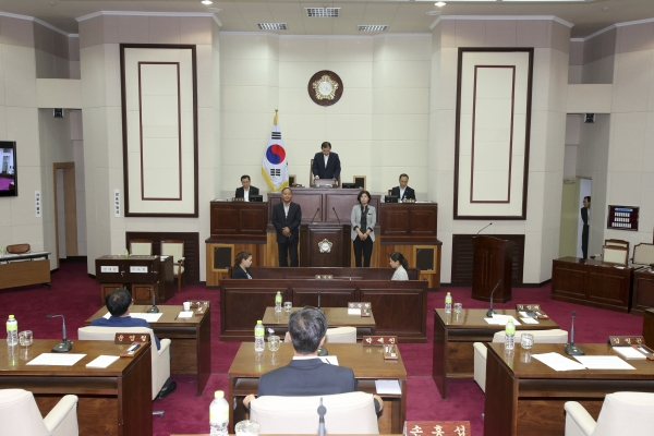 제205회 임시회 제3차 본회의 활동