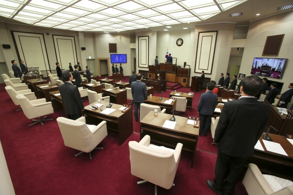 제212회 임시회 개회식