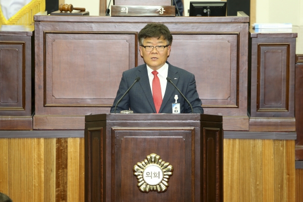 제213회 임시회 제1차 본회의 활동