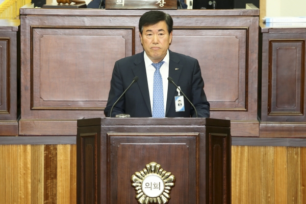 제213회 임시회 제1차 본회의 활동