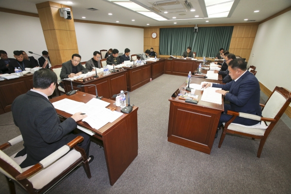 제218회 정례회 산업건설위원회 활동