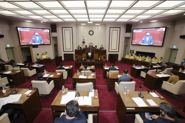 제249회 임시회 제1차 본회의 활동
