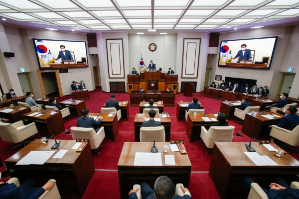 제262회 임시회 개회식 및 제1차 본회의 활동