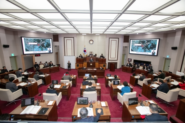 제273회 임시회 제3차 본회의시 2024년도 주요업무계획 보고 청취