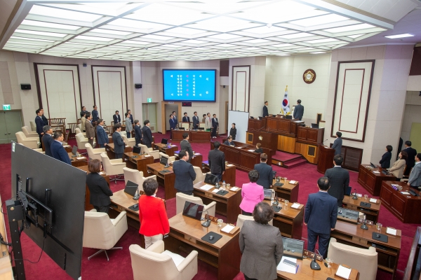 제275회 임시회 개회식 및 제1차 본회의 활동