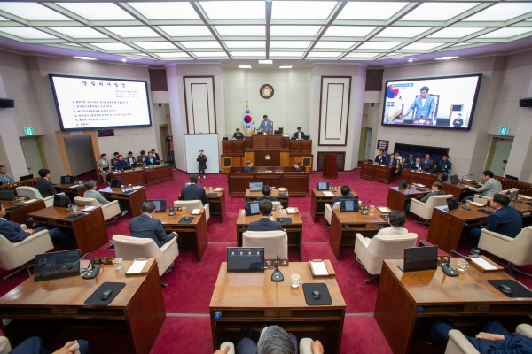 제277회 구미시의회 제1차 정례회 개회식 및 제1차 본회의 활동