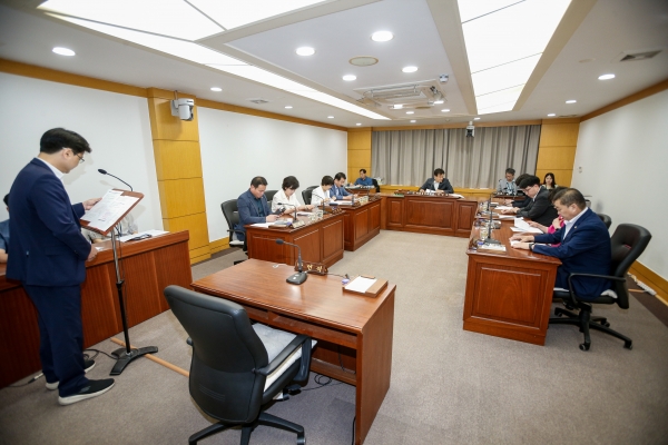 제277회 제1차 정례회 제3차 의회운영위원회 활동