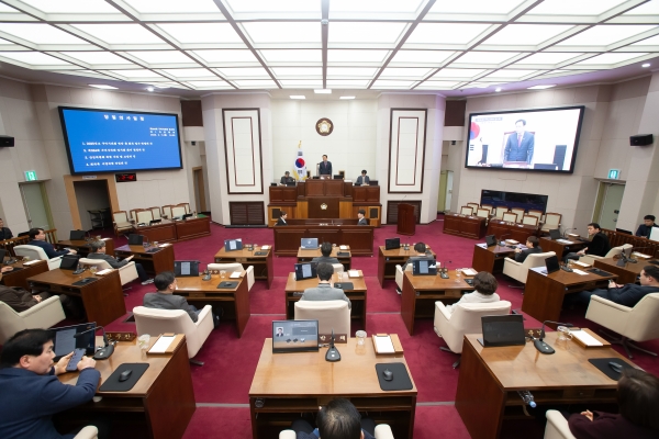 제284회 임시회 개회식 및 제1차 본회의 활동
