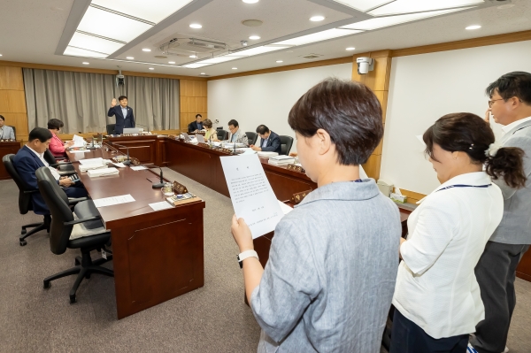 제288회 제1차 정례회 문화환경위원회 소관 2025년도 행정사무감사 활동
