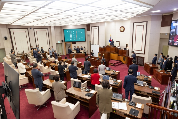 제291회 임시회 개회식 및 제1차 본회의 활동