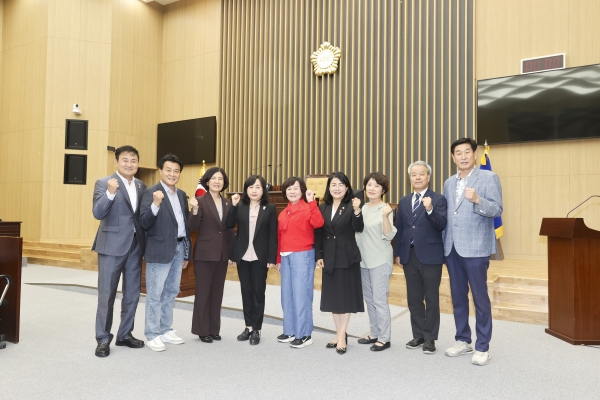 제291회 임시회시 문화환경위원회 춘천시의회 방문