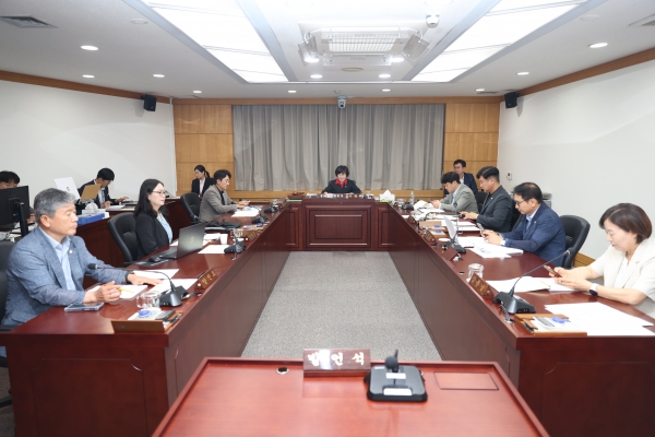 제299회 구미시의 제1차 정례회 제1차 문화환경위원회 회의